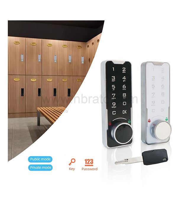  gym keypad smart locker lock with master key