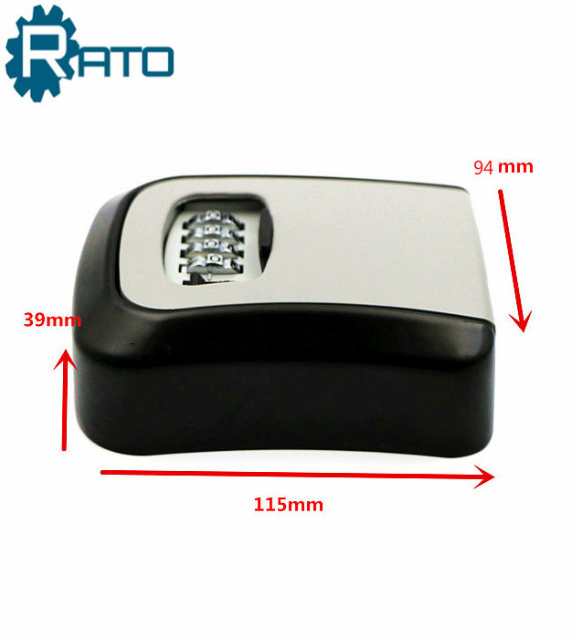 Weatherproof Outdoor Wall Mounted 4 Digit Combination Key Storage Lock