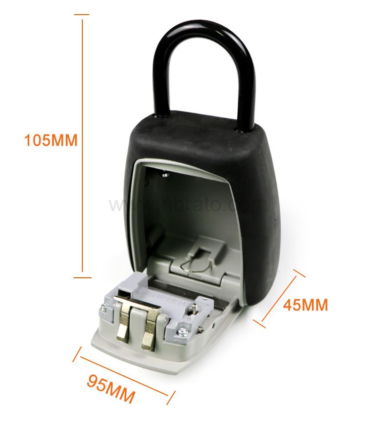 2020 Hot sale Portable hang combination Weatherproof key lock box digital lock for key safe box