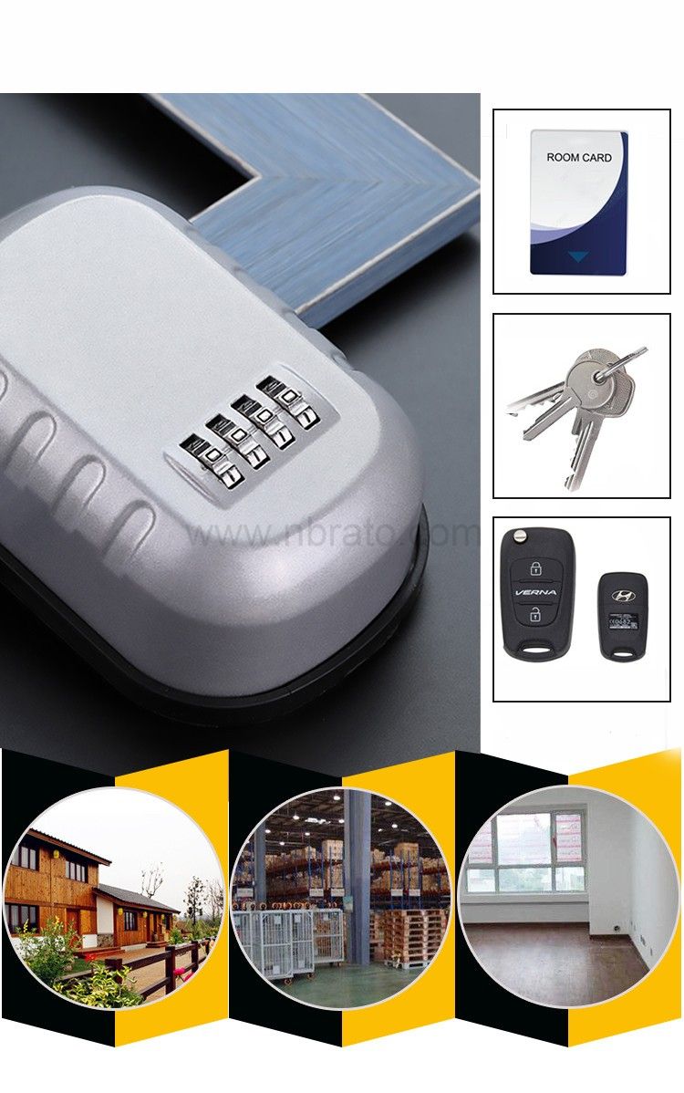 2020 New wall mounted password storage key box